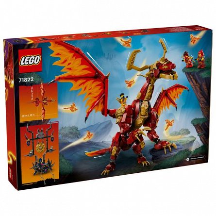 LEGO NINJAGO - Dragonul-sursa al miscarii 71822