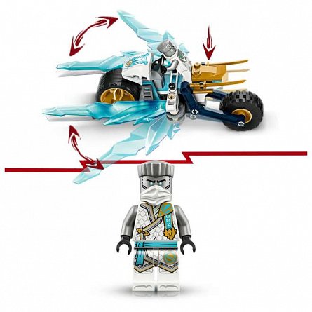 LEGO NINJAGO - Motocicleta de gheata a lui Zane 71816