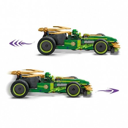 LEGO Ninjago - Masina de curse pull-back a lui Lloyd 71828