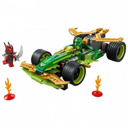 LEGO Ninjago - Masina de curse pull-back a lui Lloyd 71828