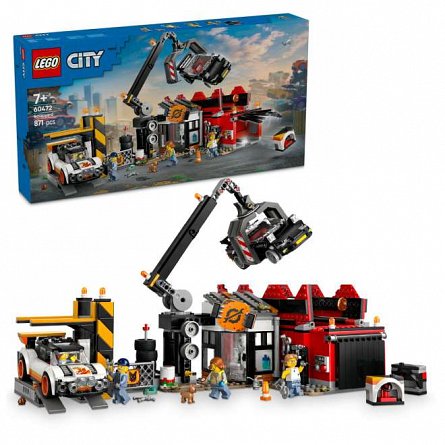 LEGO City - Cimitir de masini vechi 60472