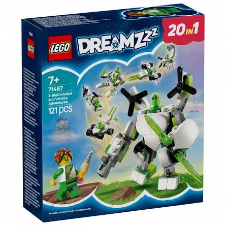 LEGO DREAMZzz - Aventurile cu roboti si vehicule ale lui Z-Blob 71487