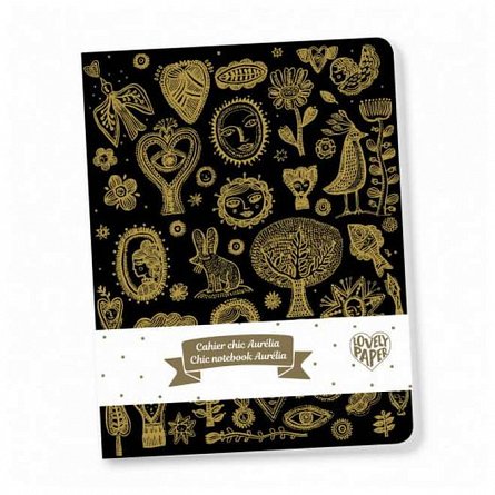 Agenda Djeco, 19.5 x 15 cm, 48 file, 120 g/mp, Aurelia
