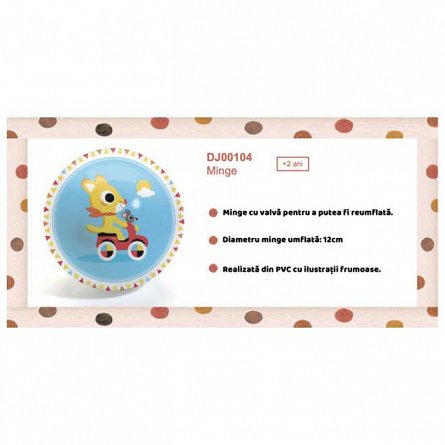 Minge Cursa cu animale, 12 cm, Djeco