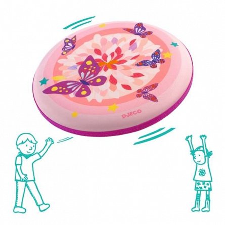 Disc frisbee Fluturi, 20 cm, Djeco
