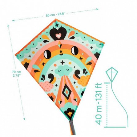 Zmeu Kawaii, 70 cm, fir 40 m, Djeco