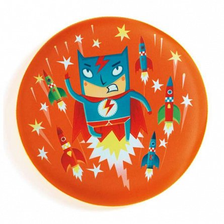 Disc frisbee Erou in zbor, 20 cm, Djeco