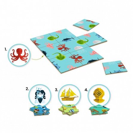Joc de logica Impossiblo Ocean, 6-99 ani, Djeco