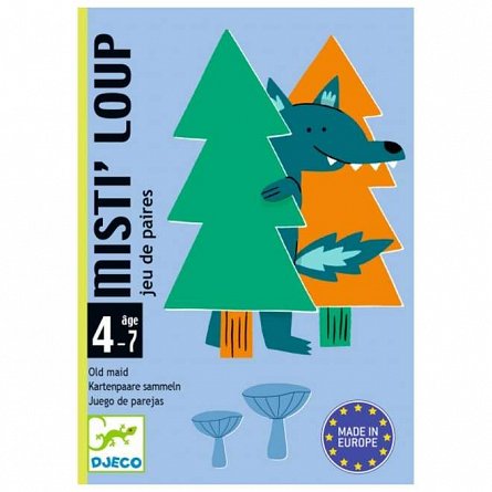 Joc de observatie carti MistiLoup, 2-4 jucatori, 4-7 ani, Djeco