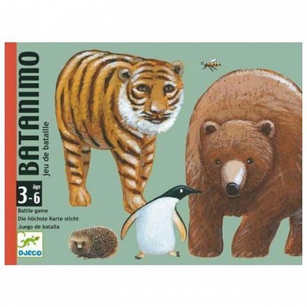 Joc de carti Batanimo, 3-6 ani, Djeco