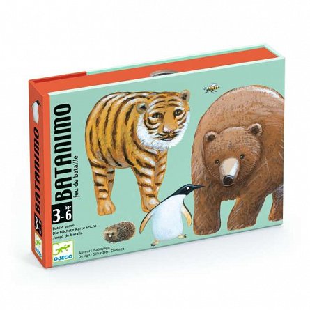 Joc de carti Batanimo, 3-6 ani, Djeco
