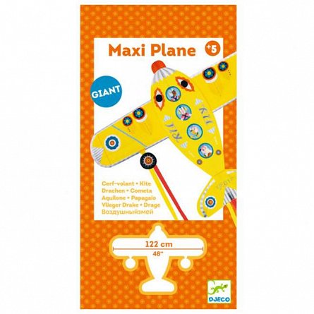 Zmeu Cel mai mare avion, 122 cm, fir 40 m, Djeco