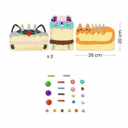 Set creativ colaje Mozaic, 3-6 ani, Djeco