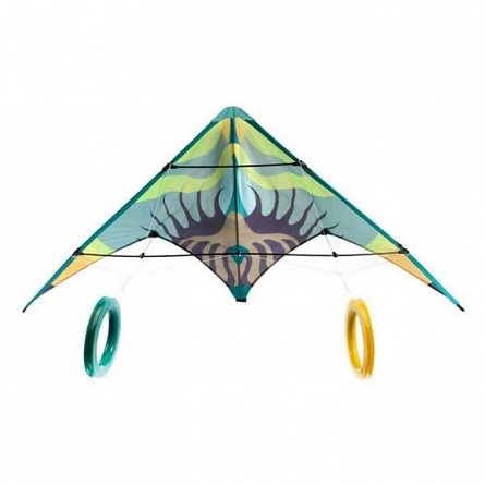 Zmeu acrobatic Valuri verzi, 120 cm, fir 30 m, Djeco