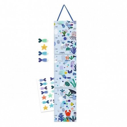 Masuratoare suspendabila Gradina inflorita, 60-140 cm, Djeco