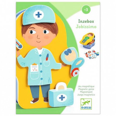 Joc magnetic imbracare Jobissimo, 3 ani, Djeco