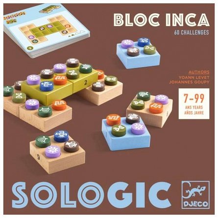 Joc de logica Bloc Inca, 7-99 ani, Djeco