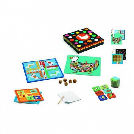Joc de societate Classic 12 in 1, 4 ani, Djeco
