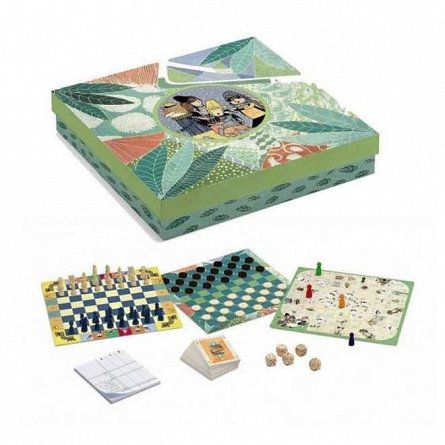 Joc de societate Classic 20 in 1, 6-99 ani, Djeco