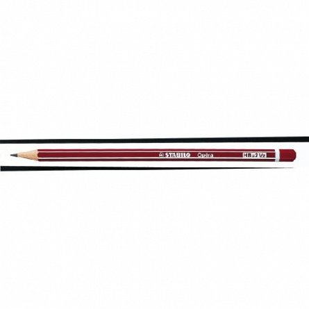 Creion grafit Stabilo, B, Opera 285, rosu