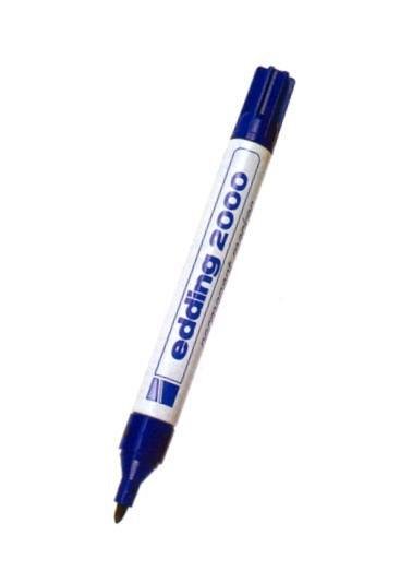 Marker perm.Edding albastru/1,5-3mm/reinca