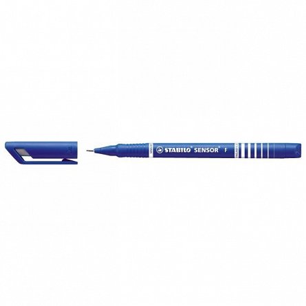 Liner Stabilo Sensor F, 0.3 mm, albastru