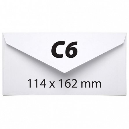 Plic C6, alb, gumat, 70g-mp, 25-set
