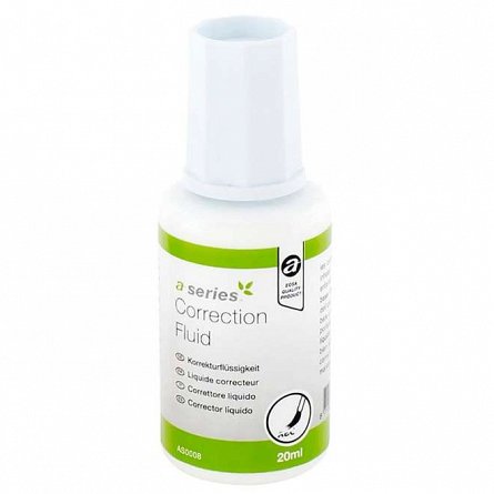 Fluid corector A-series, pe baza apa, 20 ml, aplicator cu pensula