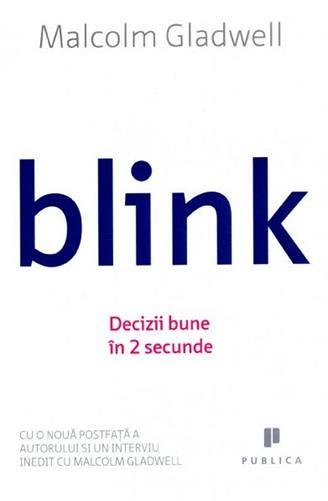 BLINK. DECIZII BUNE IN 2 SECUNDE