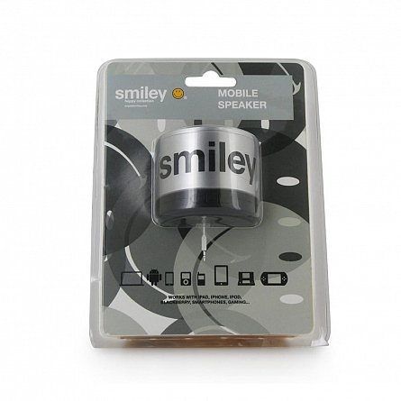 Boxa portabila Smiley Original SO302430, argiuntiu