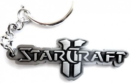 Starcraft II - Metal Keychain Logo