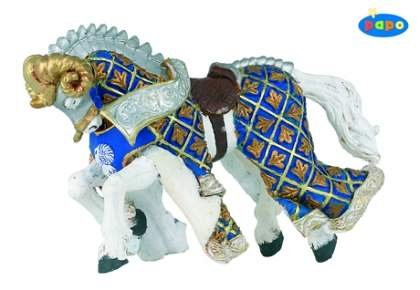 Figurina Papo,calul cavalerului berbec