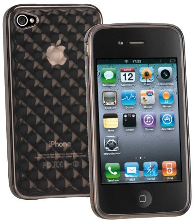 Carcasa iPhone Cellular Line Glam Grey