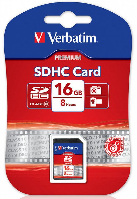Card Memorie SDHC Verbatim, 16GB, C10