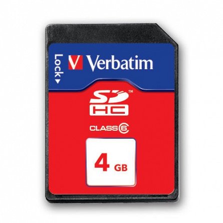 Card SDHC Verbatim 4GB Class 6