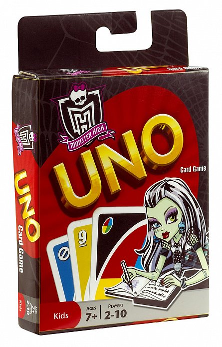 Carti de joc Uno, Monster High