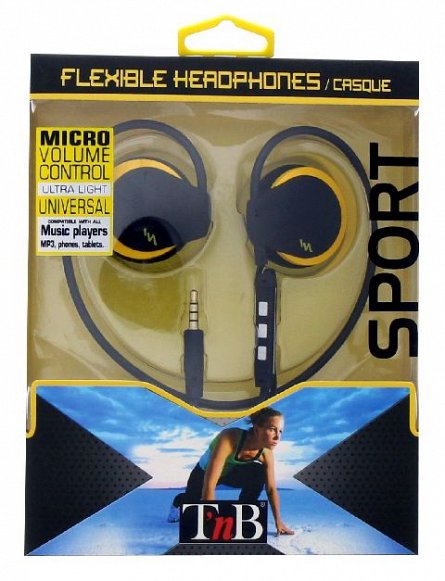 Casti In-Ear TnB Flexible Sport, mufa 3.5mm