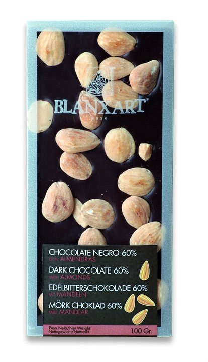 Ciocolata Blanxart 200g , Neagra Migdale