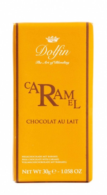 Ciocolata Dolfin 30g caramel si unt
