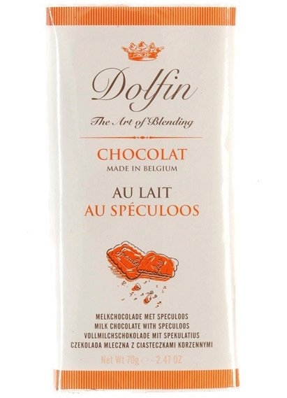 Ciocolata Dolfin 70gLapte Biscuiti Spec.
