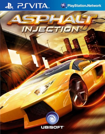 Consola PS Vita Black 3G + jocul Asphalt : Injection CADOU