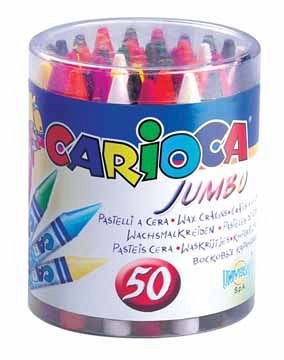 Creioane cerate,50b/set,Carioca Jumbo