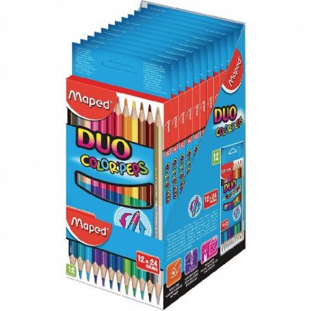 Creioane colorate,12b/set,Maped Duo