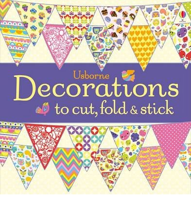 DECORATIONS TO CUT, FOLD AND STICK