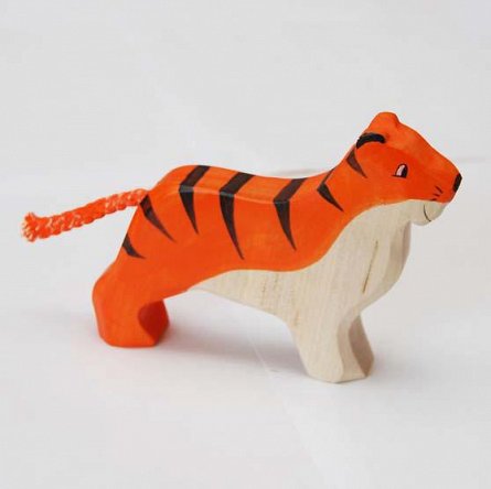 Figurina Tigru din lemn