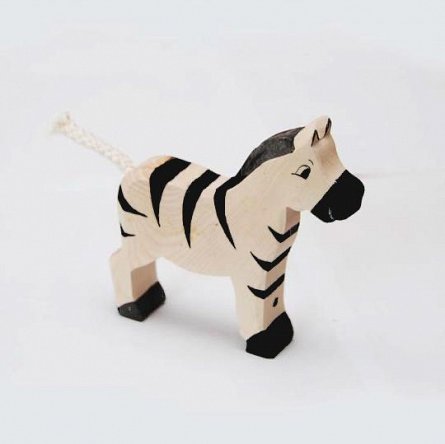 Figurina Zebra din lemn