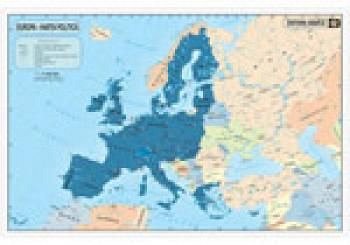Harta Europa,fizica/administrativa,70x100cm