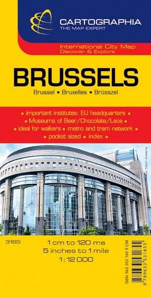 Harta rutiera Bruxelles 1 :12.000