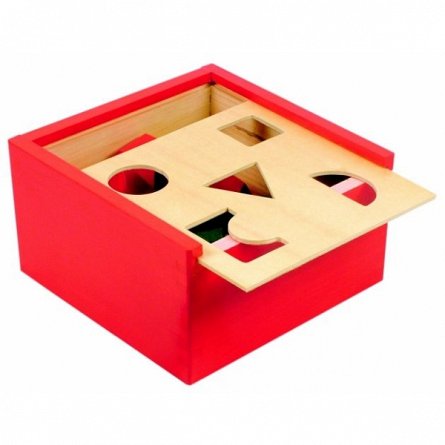 Joc potriveste formele cutie lemn