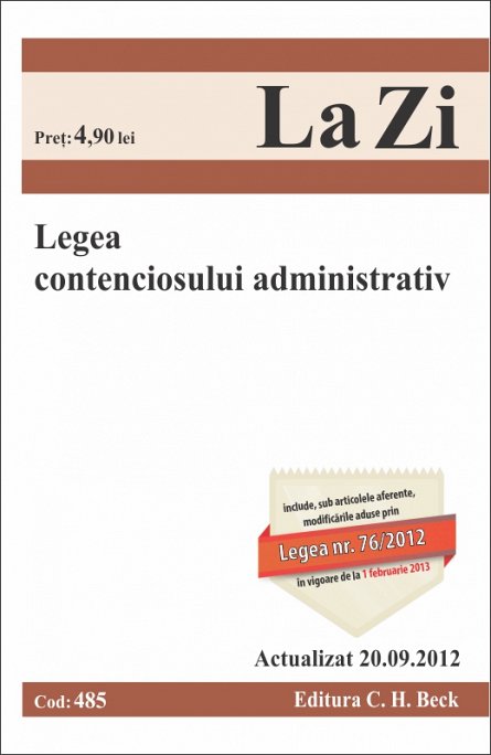 Legea contenciosului administrativ